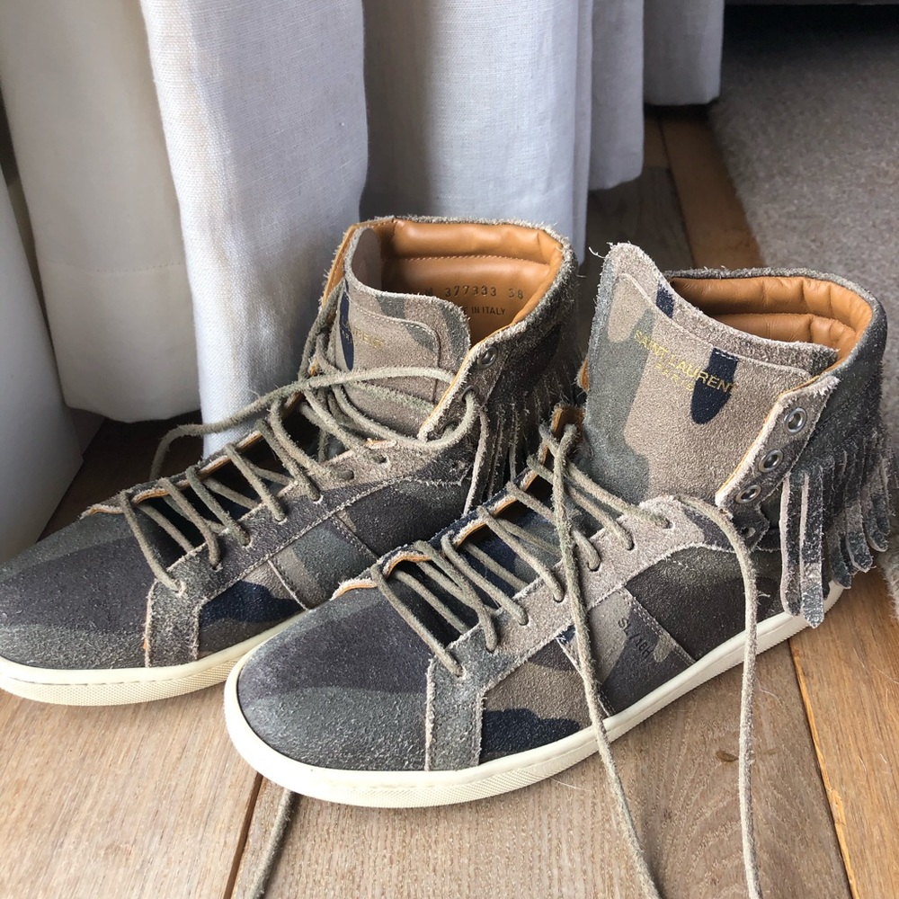 Saint Laurent hightop sneakers